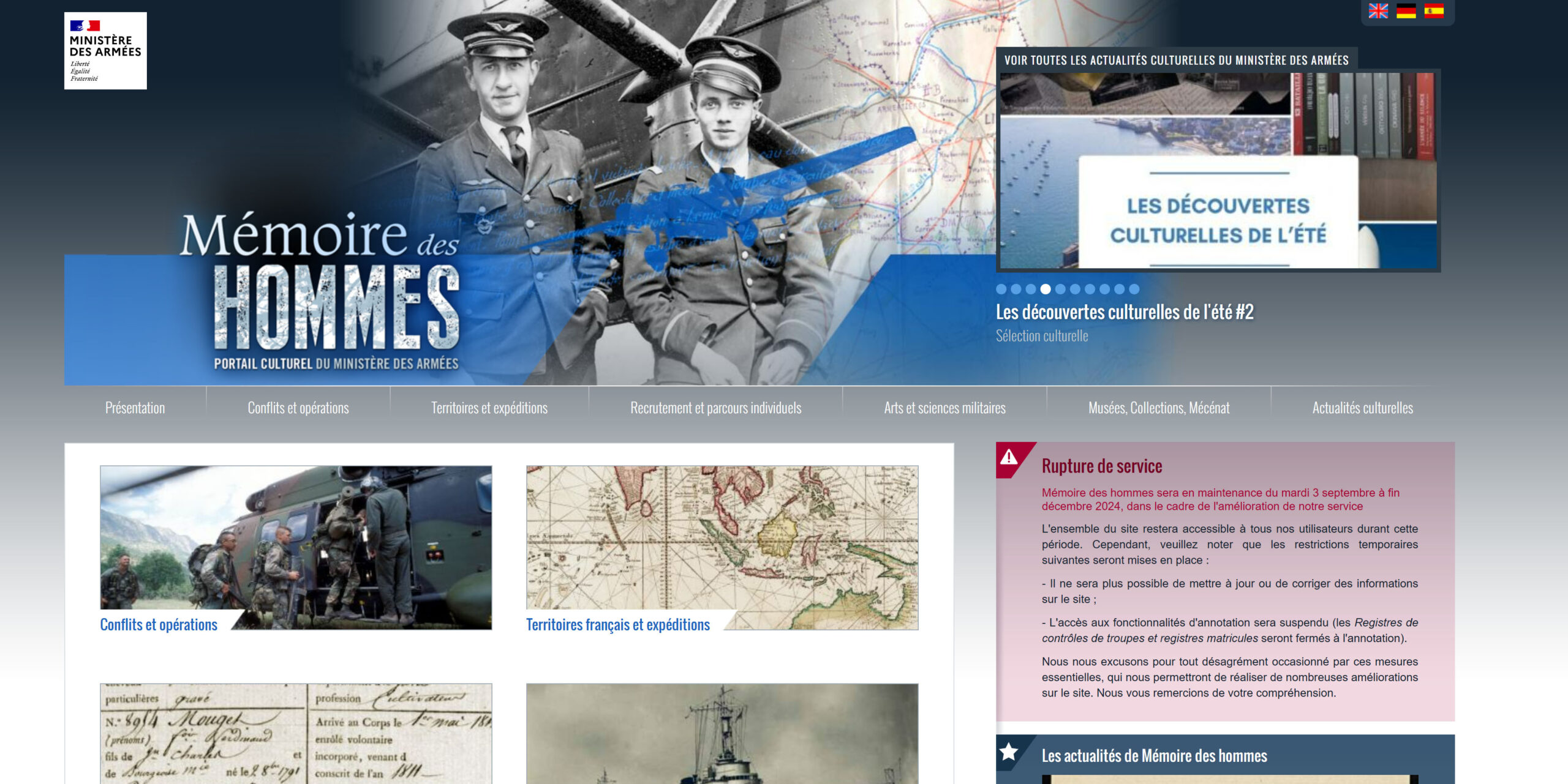 SGBB 36 - Site Mémoire des hommes - généalogie de guerre